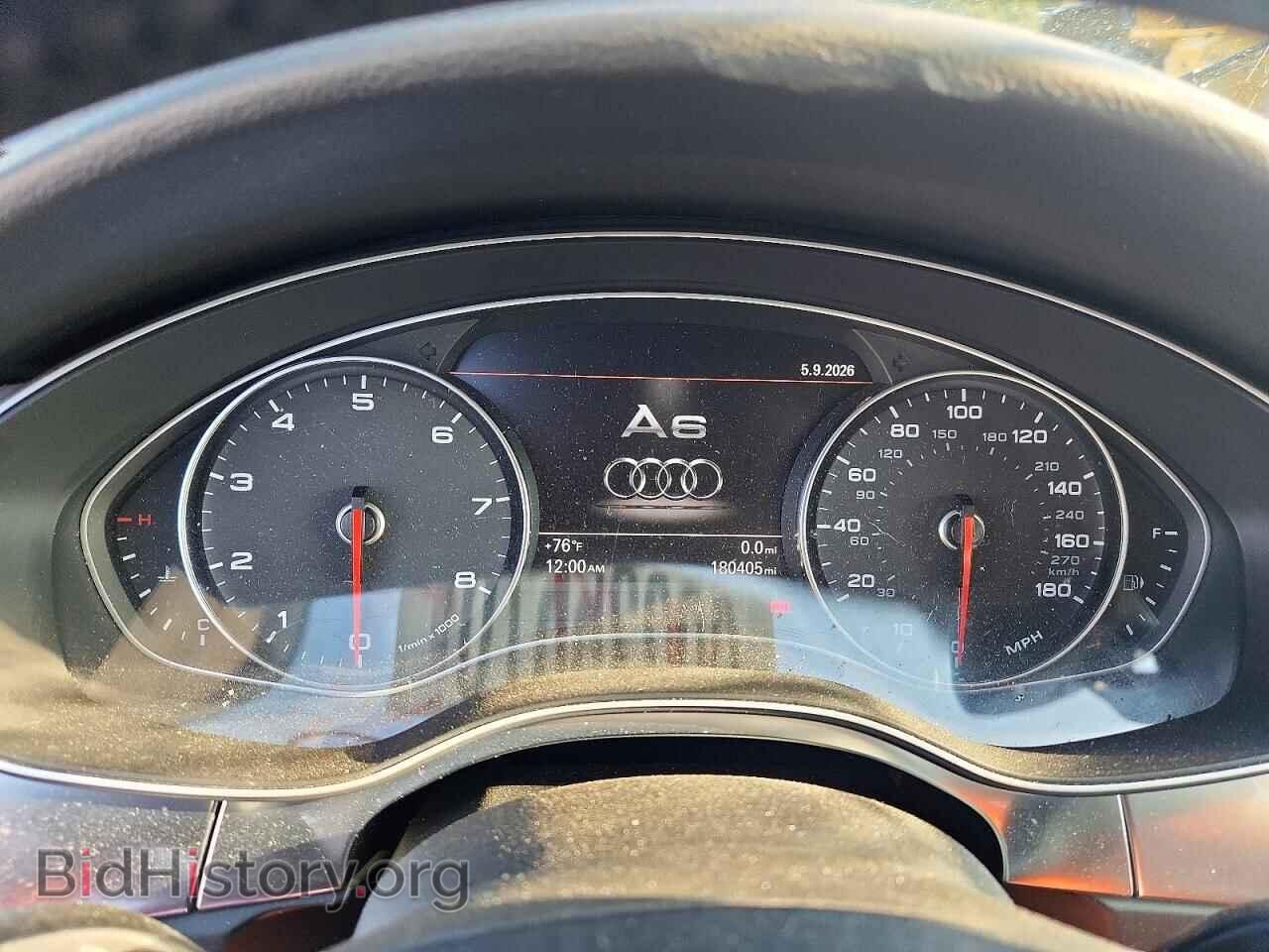 2013 AUDI A6 - VIN: WAUGFAFC8DN133700 - Фото 9