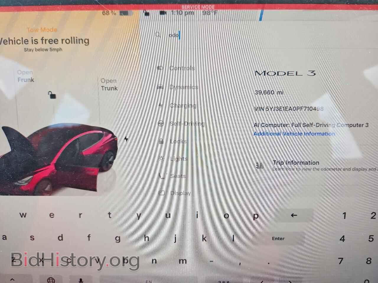 2023 TESLA MODEL 3 - VIN: 5YJ3E1EA0PF710498 - Photo 9