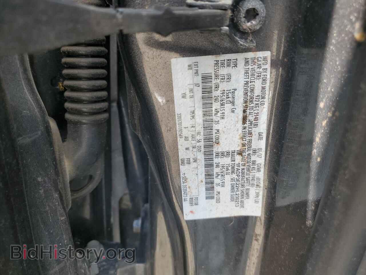 2017 FORD FOCUS - VIN: 1FADP3E22HL230213 - Фото 12