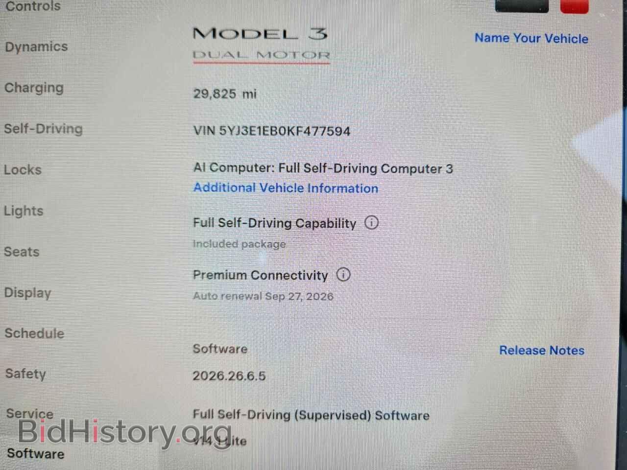 2019 TESLA MODEL 3 - VIN: 5YJ3E1EB0KF477594 - Фото 9