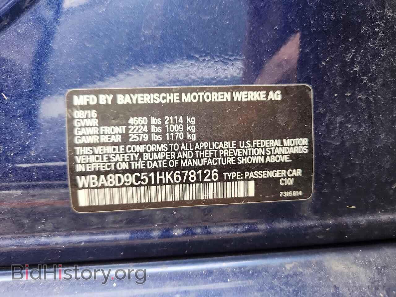 2017 BMW 3 SERIES - VIN: WBA8D9C51HK678126 - Photo 12