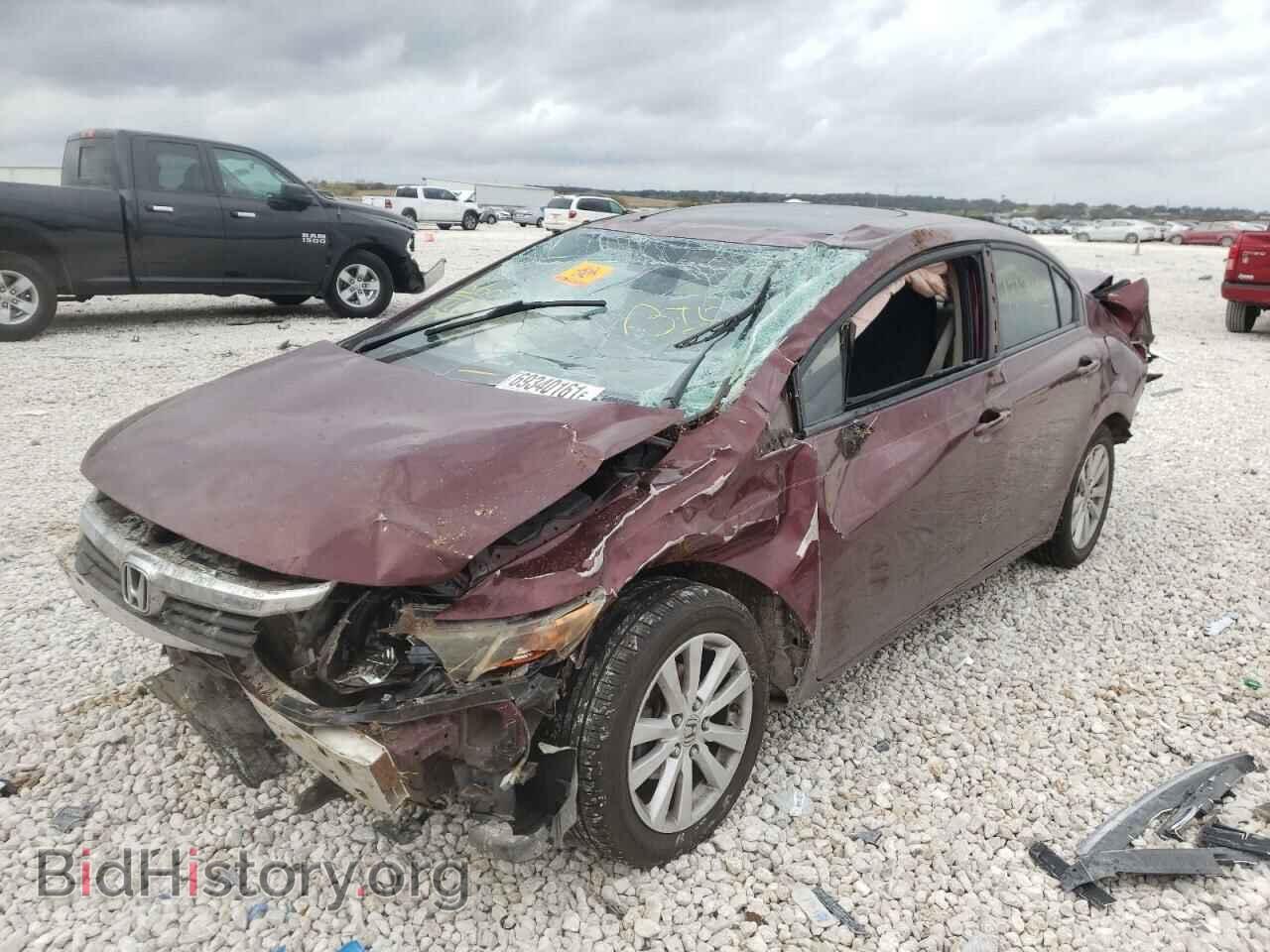 2012 HONDA CIVIC - VIN: 2HGFB2F88CH569936 - Фото 2
