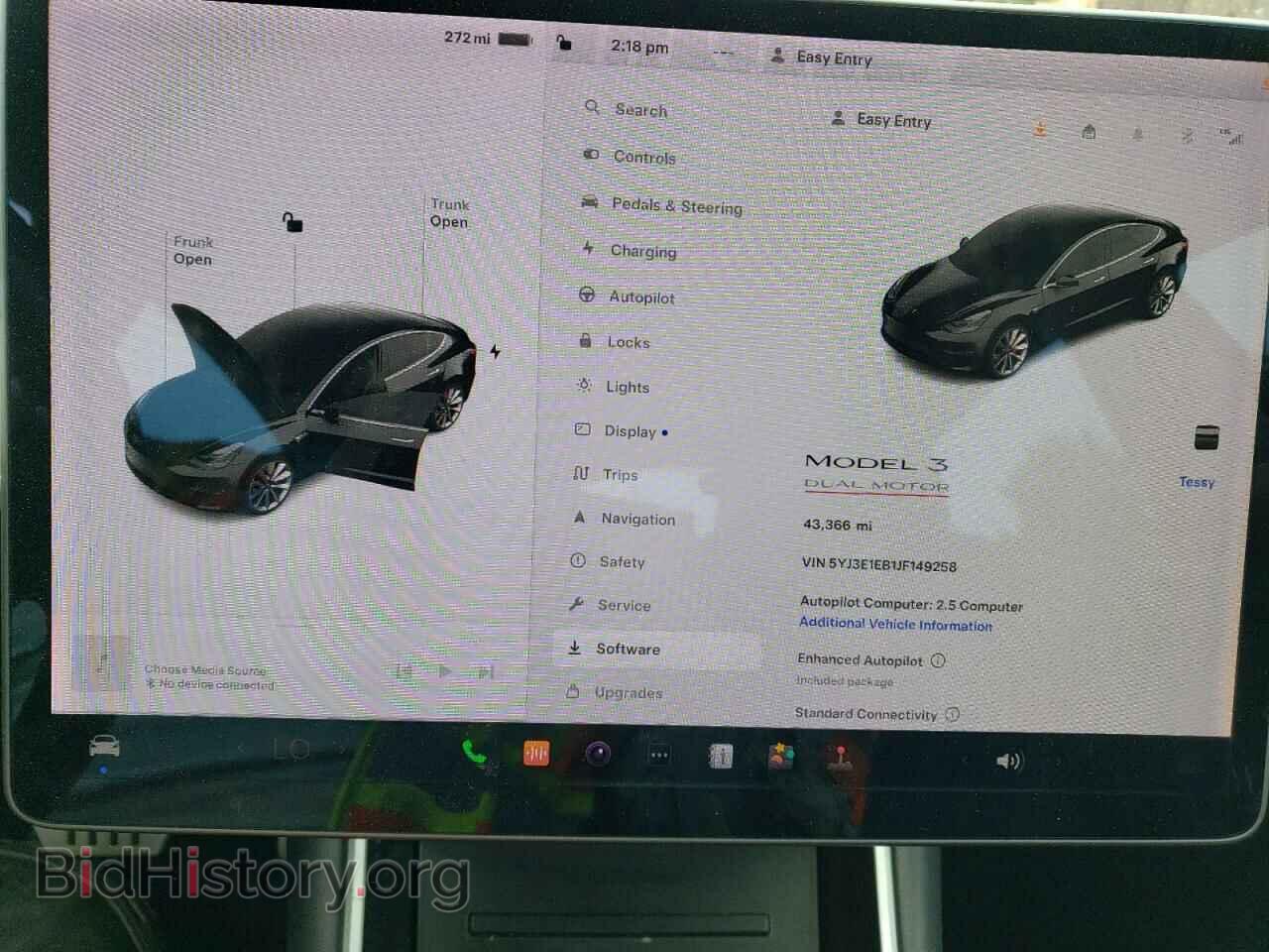 2018 TESLA MODEL 3 - VIN: 5YJ3E1EB1JF149258 - Photo 9