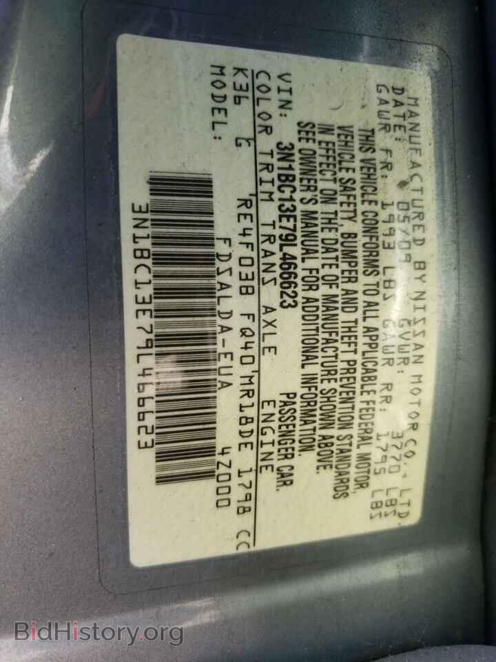 2009 NISSAN VERSA - VIN: 3N1BC13E79L466623 - Фото 13