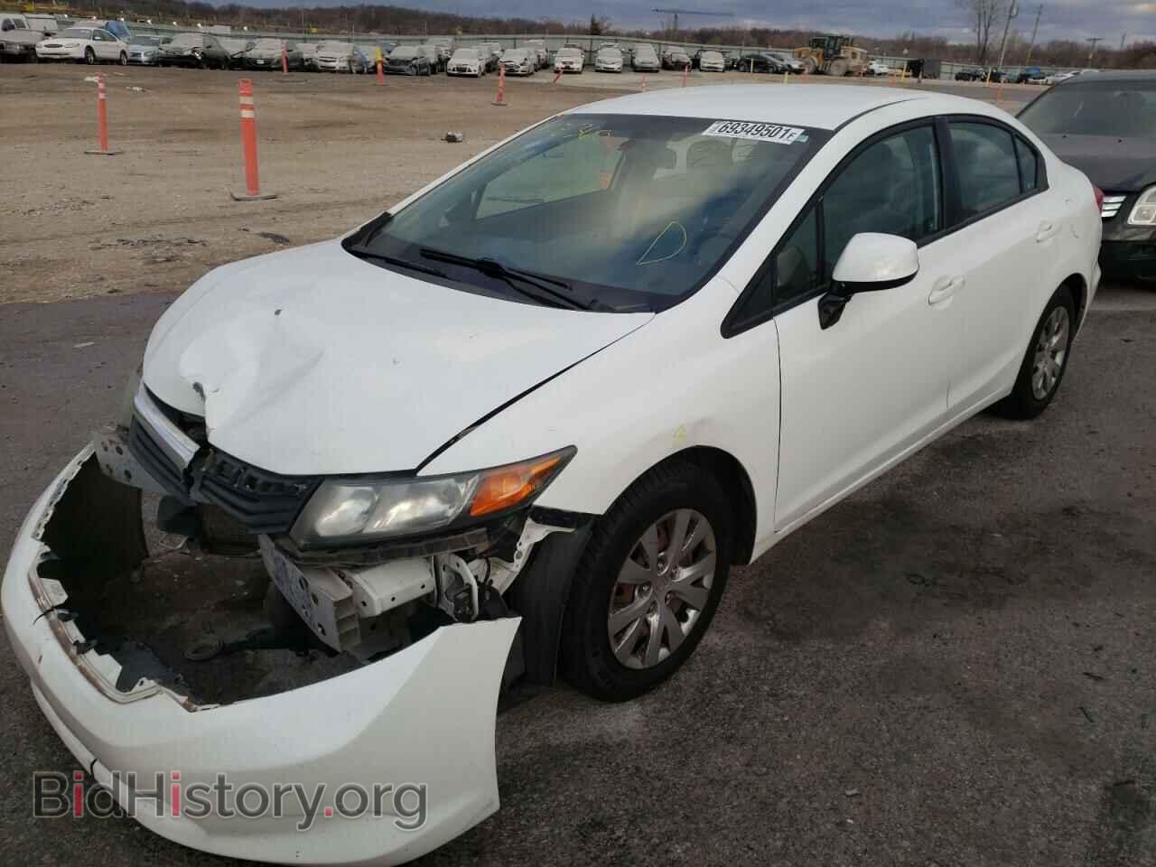 2012 HONDA CIVIC - VIN: 19XFB2F54CE069191 - Фото 2
