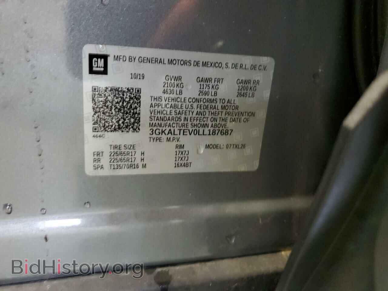2020 GMC TERRAIN - VIN: 3GKALTEV0LL187687 - Фото 13