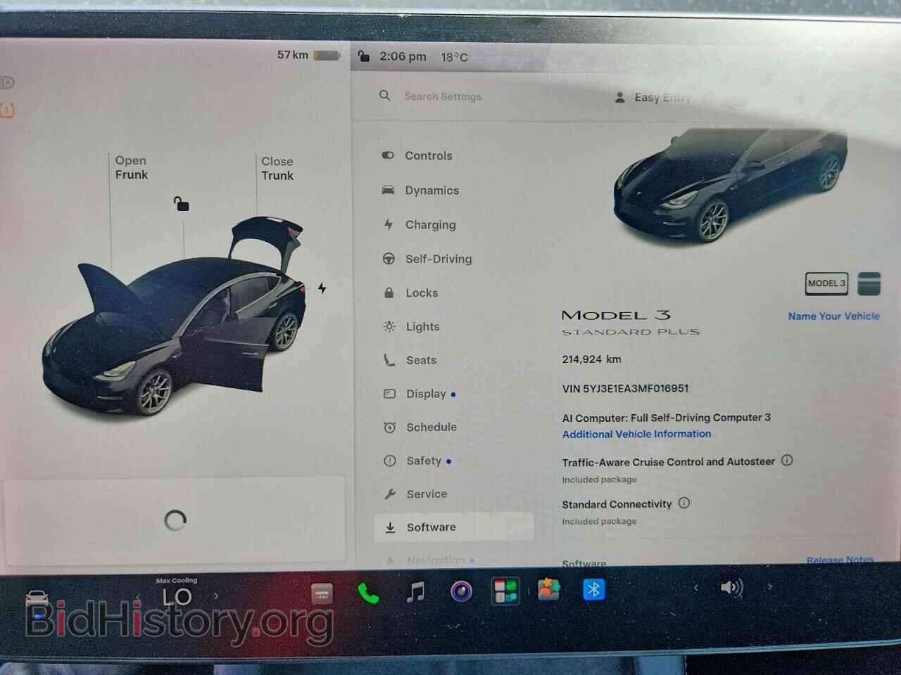2021 TESLA MODEL 3 - VIN: 5YJ3E1EA3MF016951 - Photo 9
