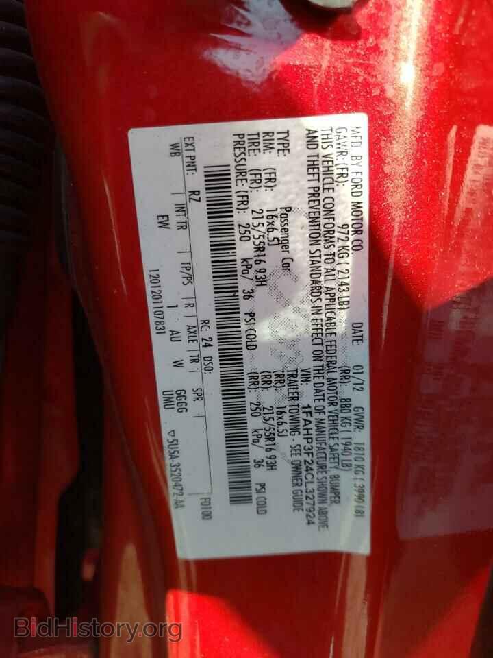 2012 FORD FOCUS - VIN: 1FAHP3F24CL327924 - Фото 12