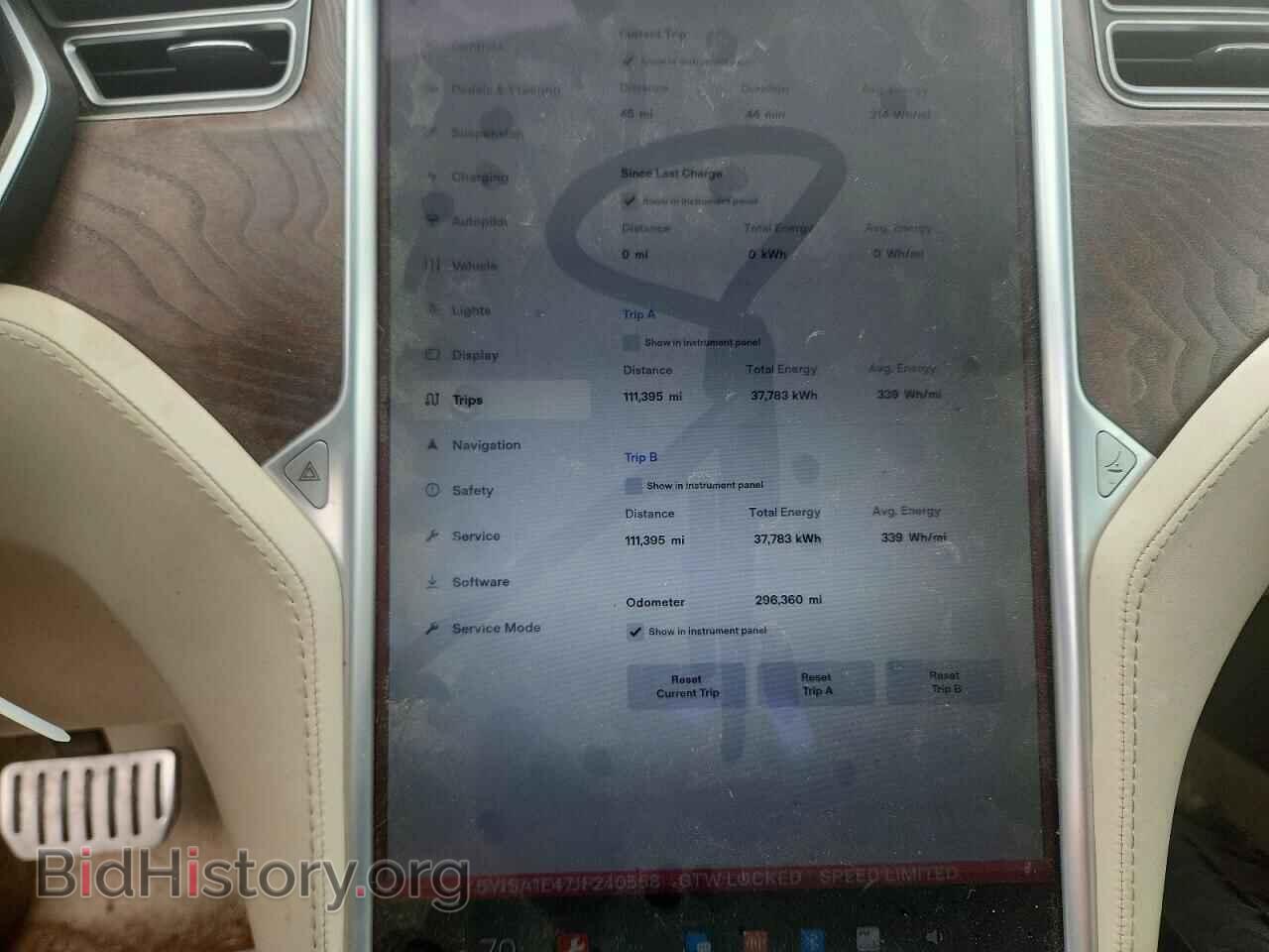 2018 TESLA MODEL S - VIN: 5YJSA1E47JF240558 - Photo 9