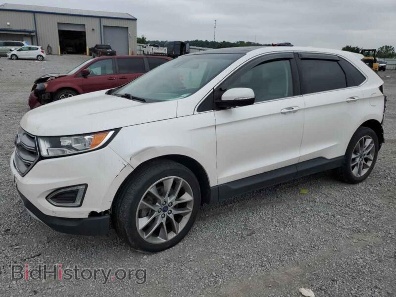2015 Ford EDGE Titanium (VIN 2FMPK4K88FBB85100) — фото 1 из 14, Copart, повреждение: задняя часть