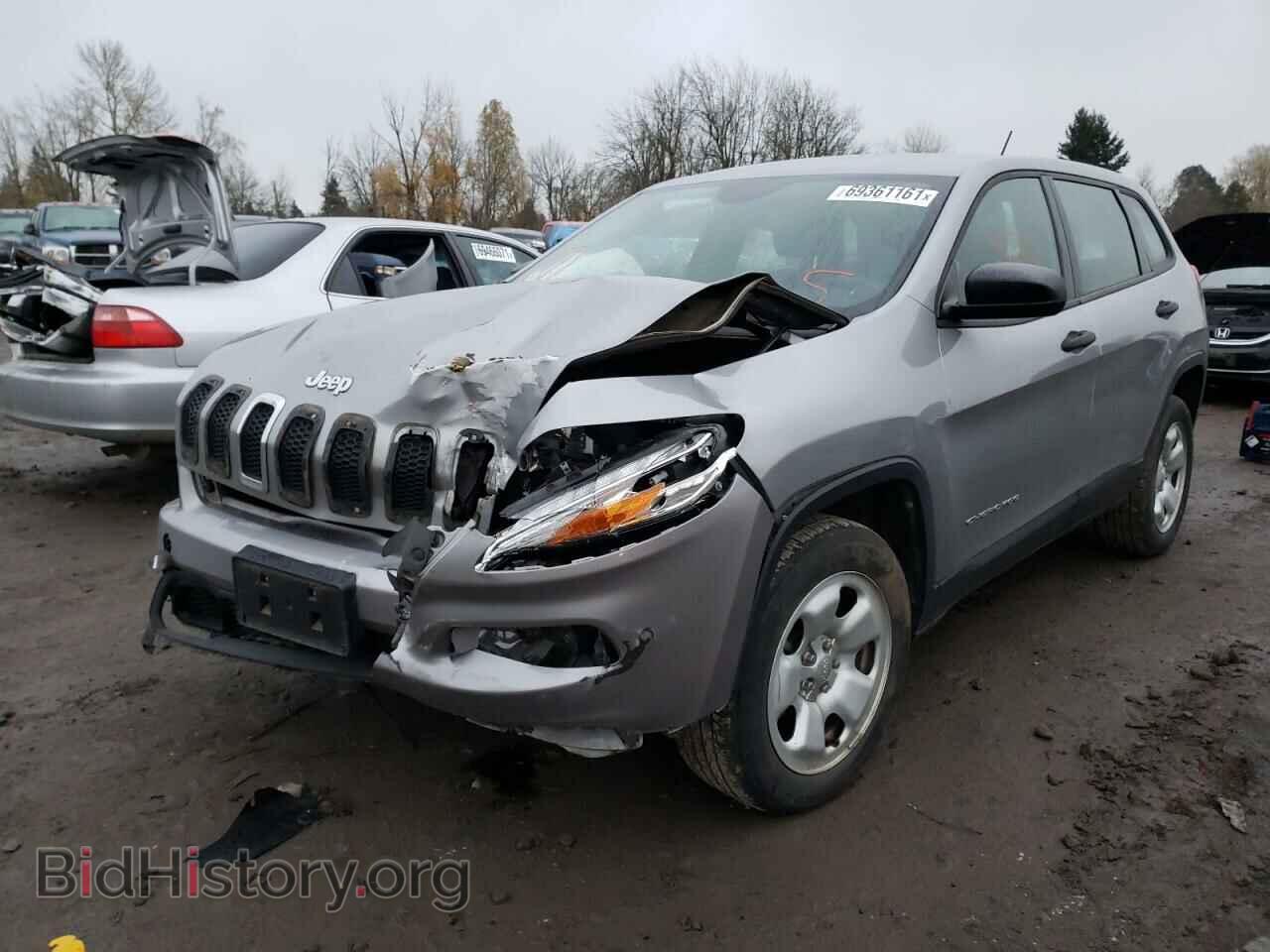 2014 JEEP CHEROKEE - VIN: 1C4PJLAB3EW320656 - Фото 2