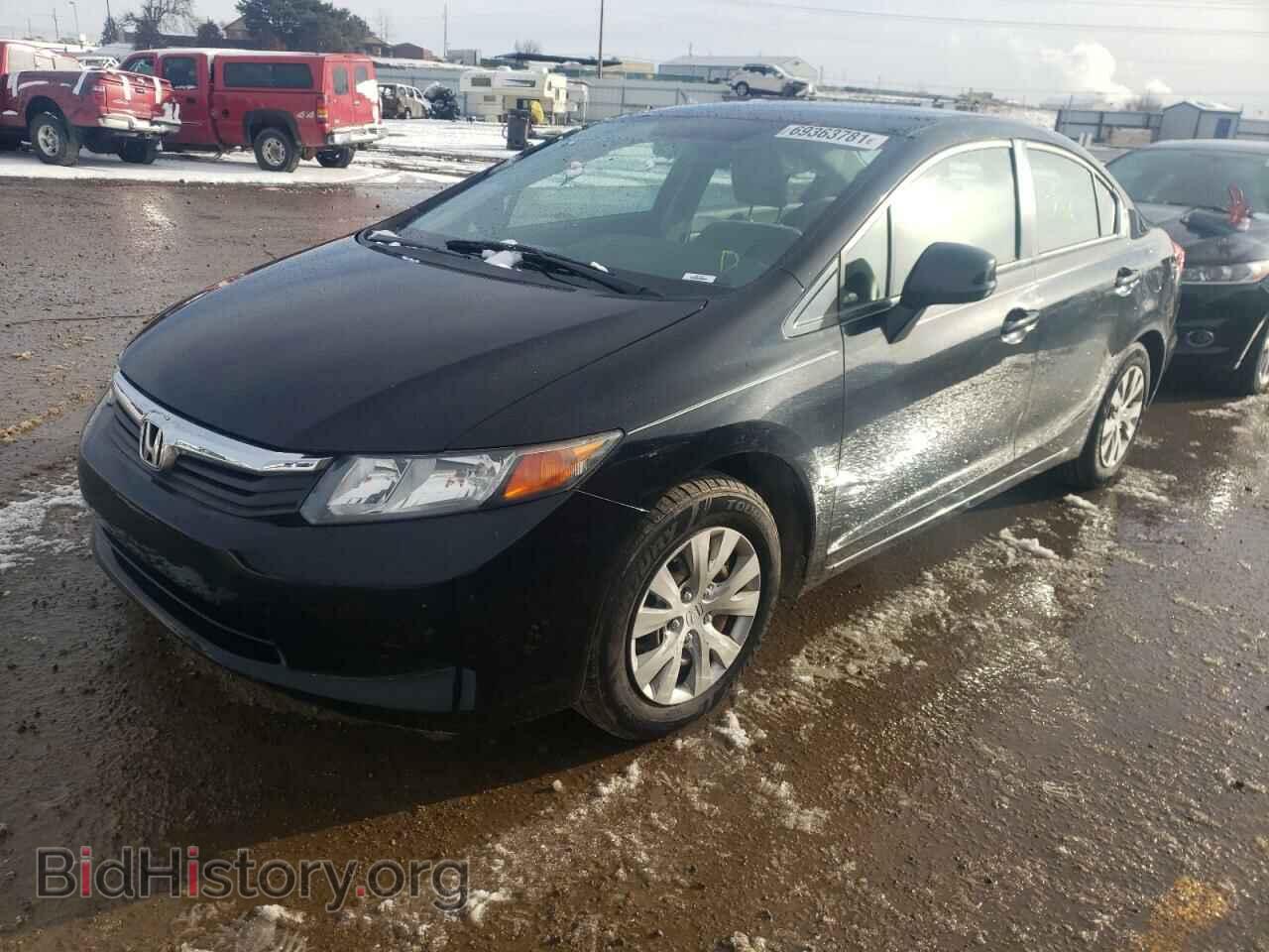 2012 HONDA CIVIC - VIN: 19XFB2F5XCE017712 - Фото 2