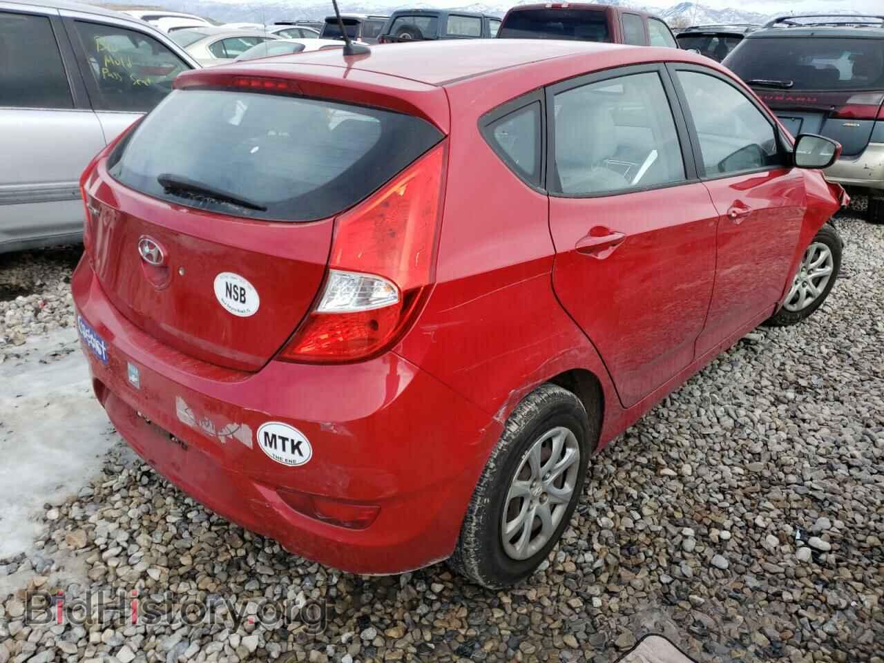 2012 HYUNDAI ACCENT - VIN: KMHCT5AE8CU056059 - Фото 4