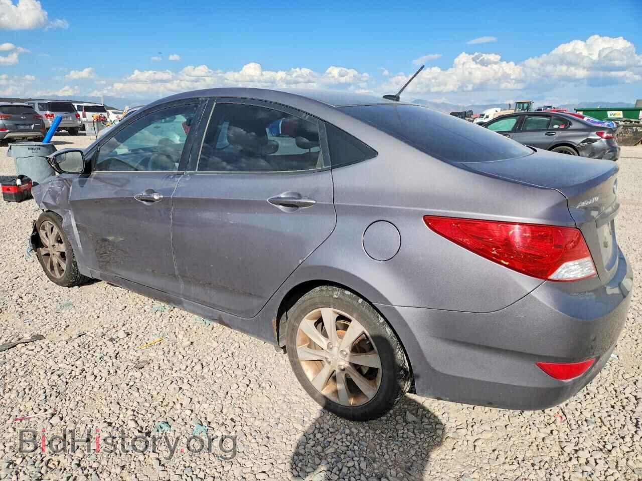 2014 HYUNDAI ACCENT - VIN: KMHCU4AE0EU740985 - Фото 2
