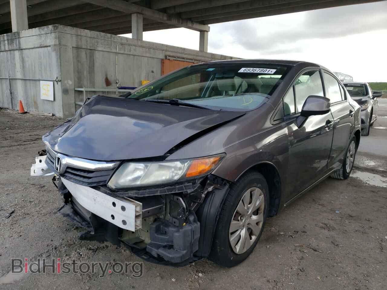 2012 HONDA CIVIC - VIN: 19XFB2F58CE062177 - Фото 2