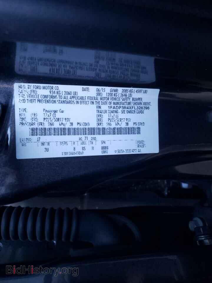 2015 FORD FOCUS - VIN: 1FADP3R4XFL328396 - Фото 10