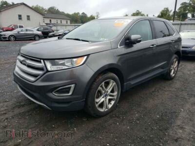 2015 Ford EDGE Edge Titan, charcoal — VIN 2FMTK4K94FBB56085, Copart