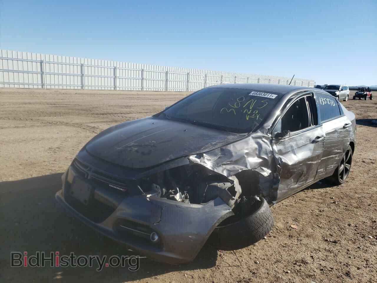 2015 DODGE DART - VIN: 1C3CDFEB8FD116695 - Фото 2
