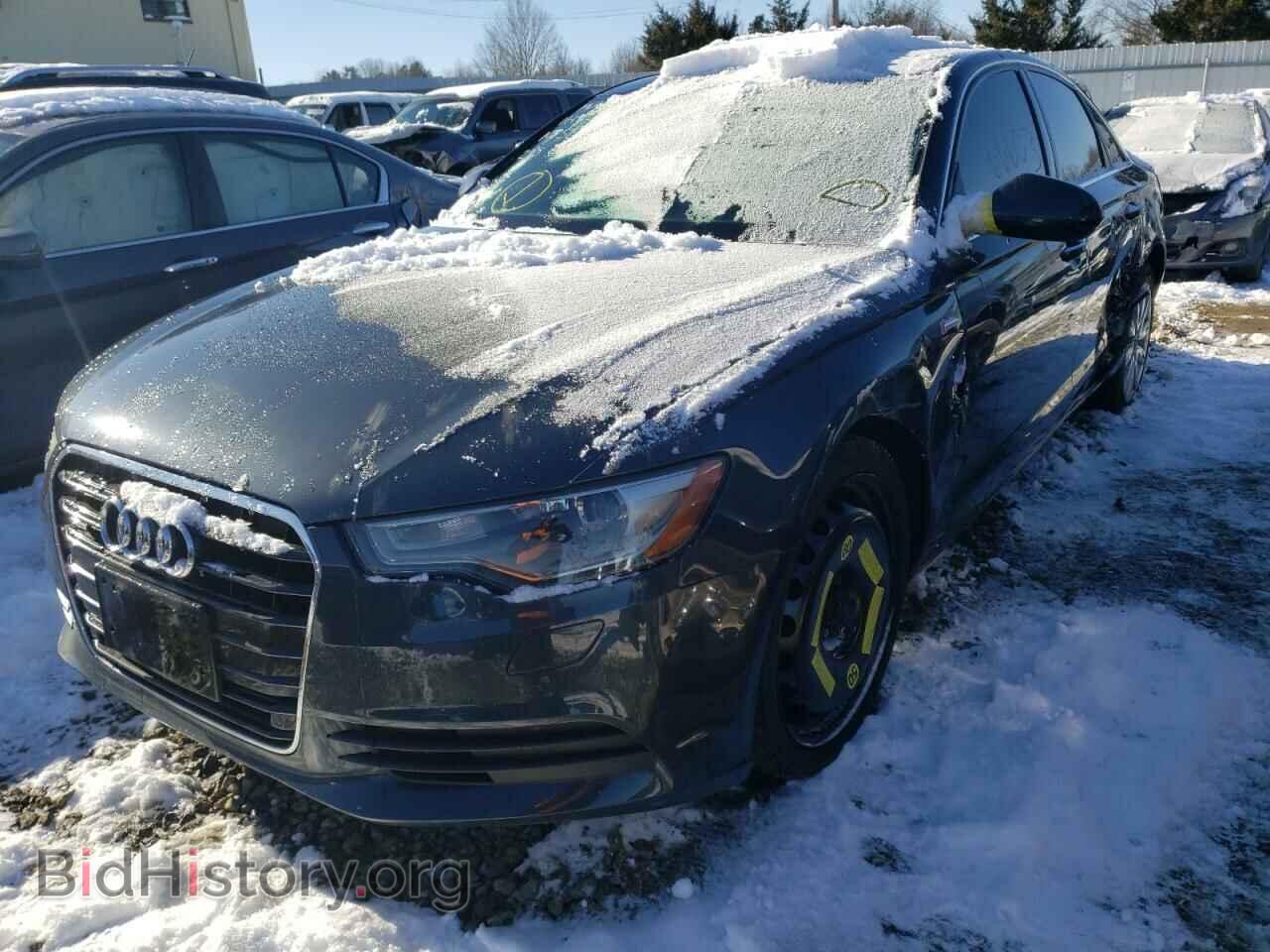 2013 AUDI A6 - VIN: WAUGGAFC4DN036619 - Фото 2