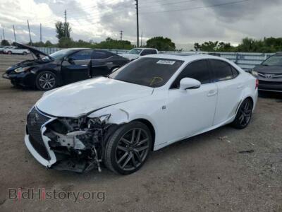 2015 Lexus IS IS 250, white — VIN JTHBF1D20F5064641, Copart