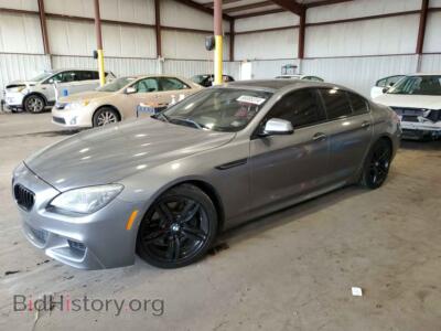2015 BMW 6 SERIES XI Gran Coupe, gray — VIN WBA6B8C5XFD453423, Copart
