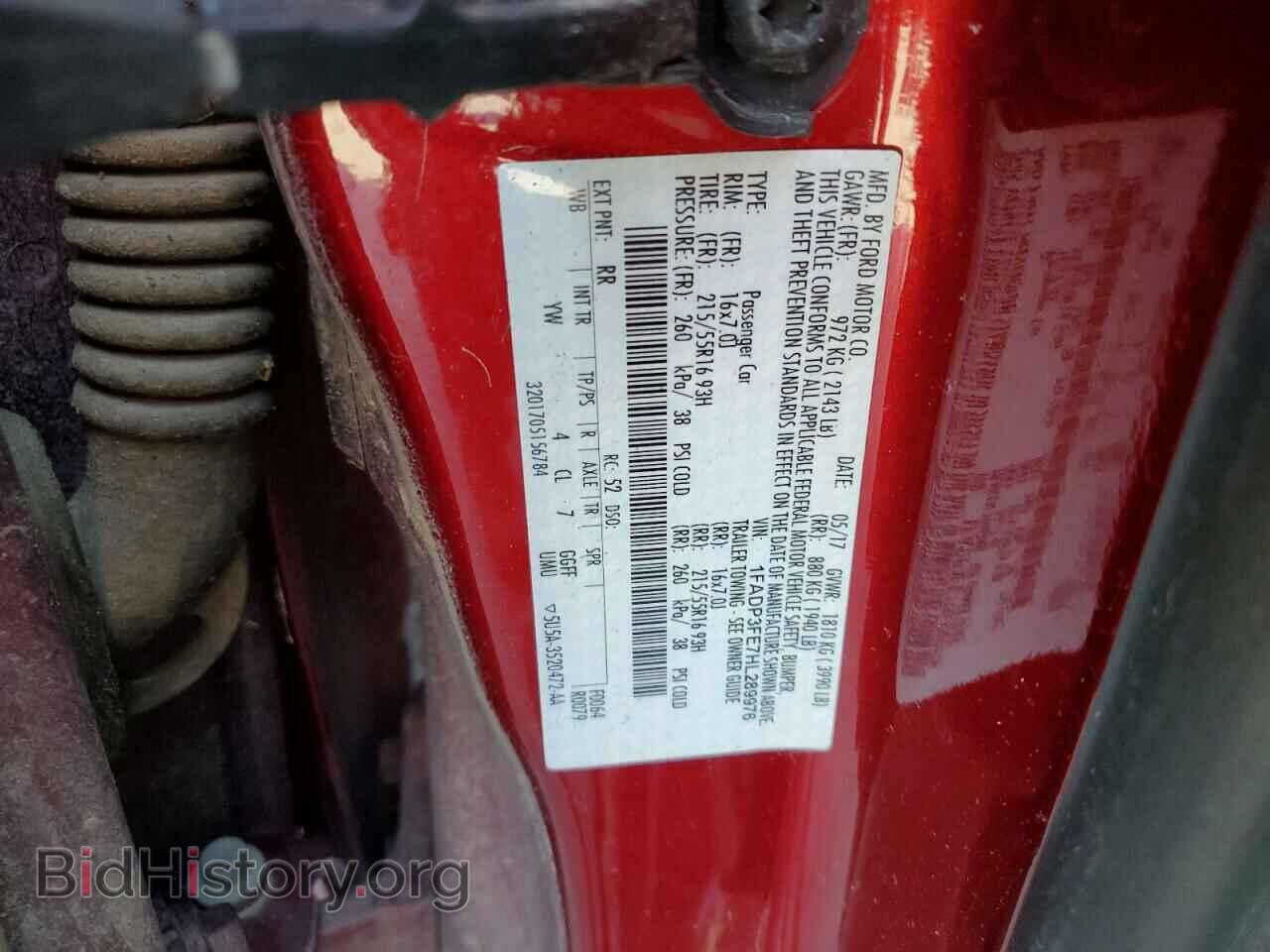 2017 FORD FOCUS - VIN: 1FADP3FE7HL289976 - Фото 13