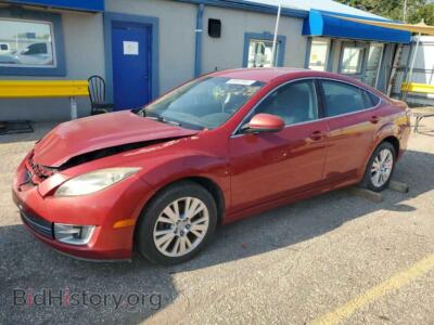 2009 Mazda 6 I, red — VIN 1YVHP82A395M30358, Copart