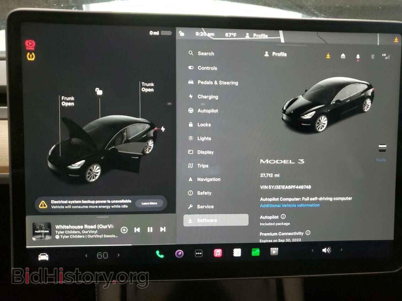 2023 TESLA MODEL 3 - VIN: 5YJ3E1EA6PF449748 - Фото 9