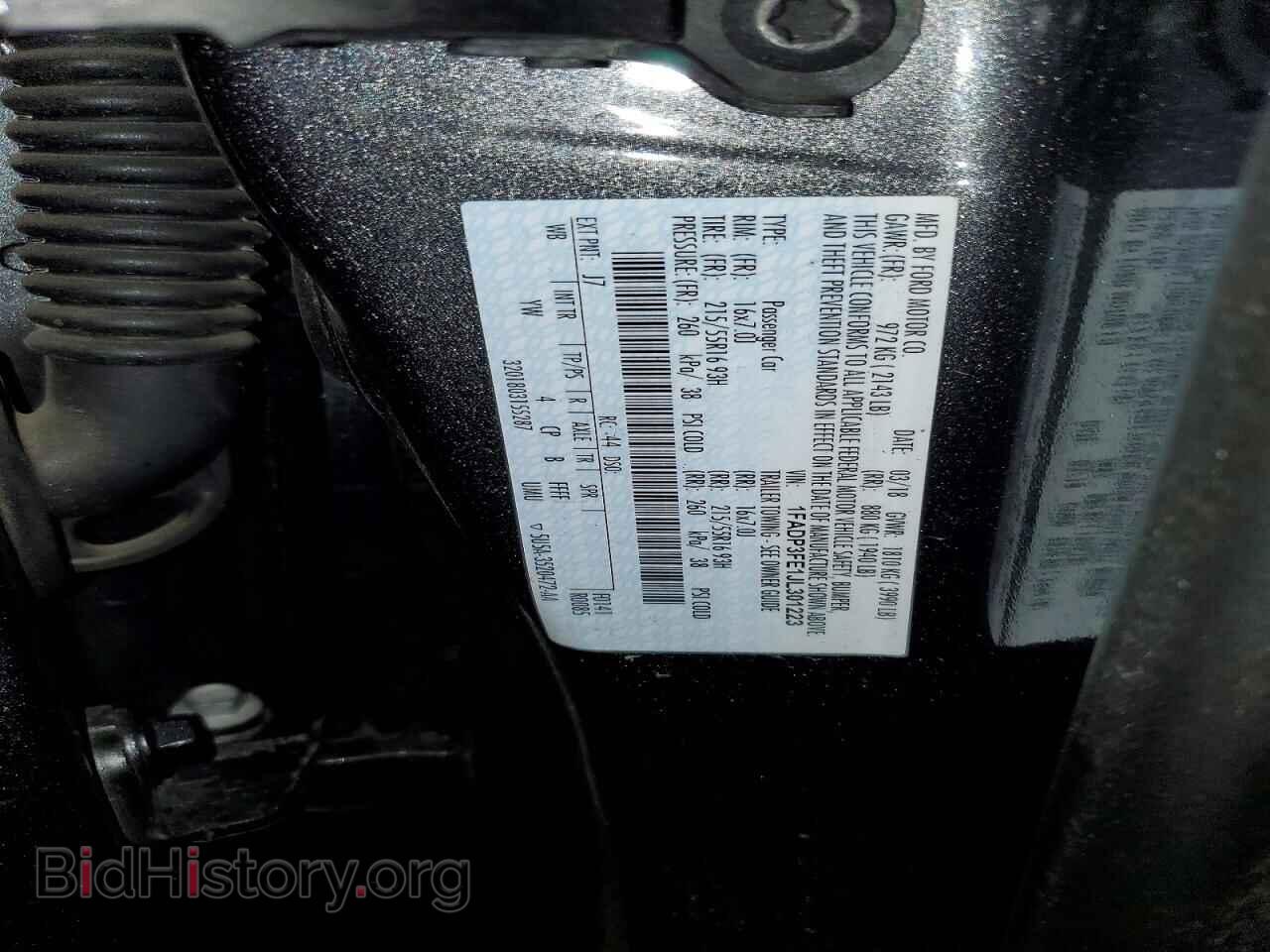2018 FORD FOCUS - VIN: 1FADP3FE1JL301223 - Фото 12
