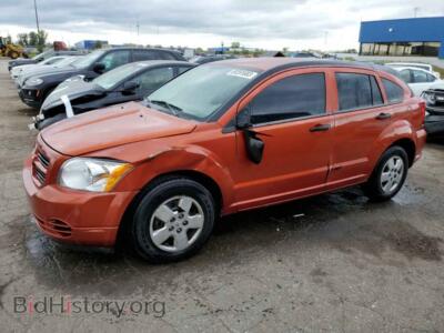 2008 Dodge CALIBER, оранжевый — VIN 1B3HB28B08D625423, Copart
