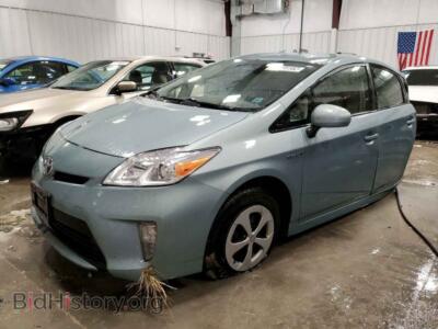 2014 Toyota PRIUS, blue — VIN JTDKN3DU8E1781201, Copart