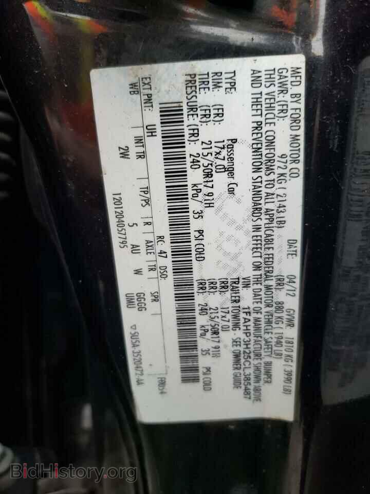 2012 FORD FOCUS - VIN: 1FAHP3H25CL385487 - Photo 12