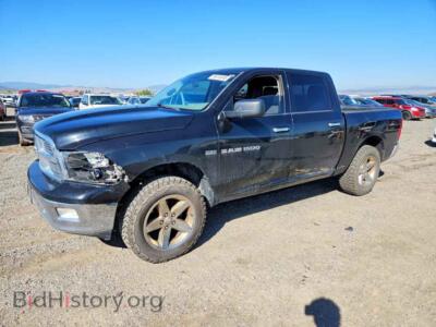 2012 Dodge RAM 1500 SLT, black — VIN 1C6RD7LT5CS187603, Copart