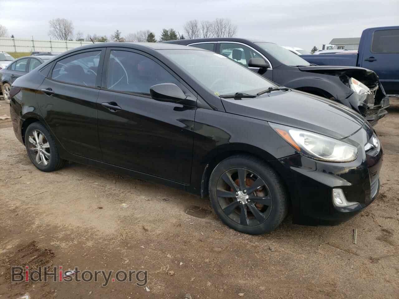 2013 HYUNDAI ACCENT - VIN: KMHCU4AE6DU462284 - Фото 4