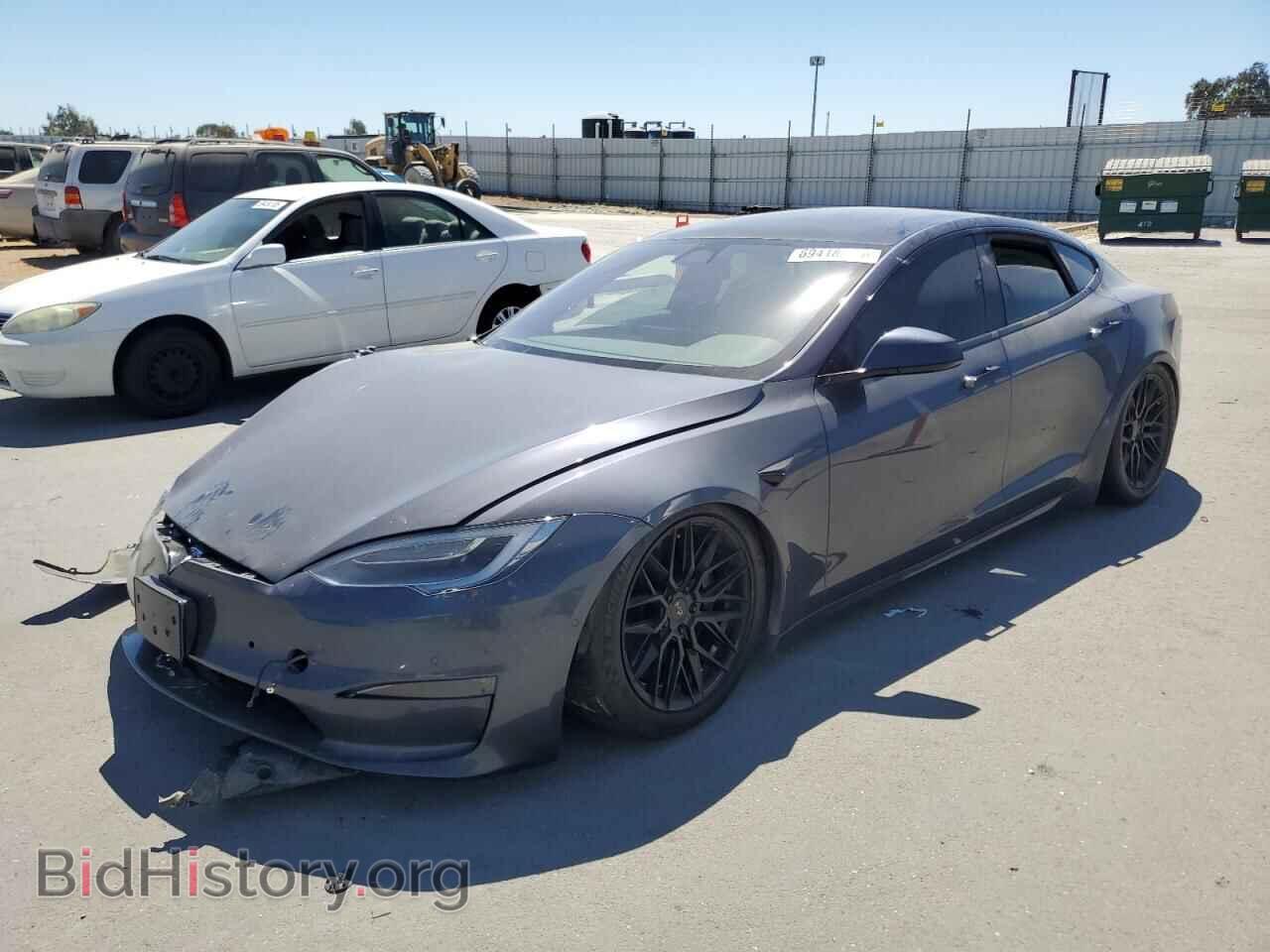 Фотография 5YJSA1E67MF447425 - TESLA MODEL S 2021