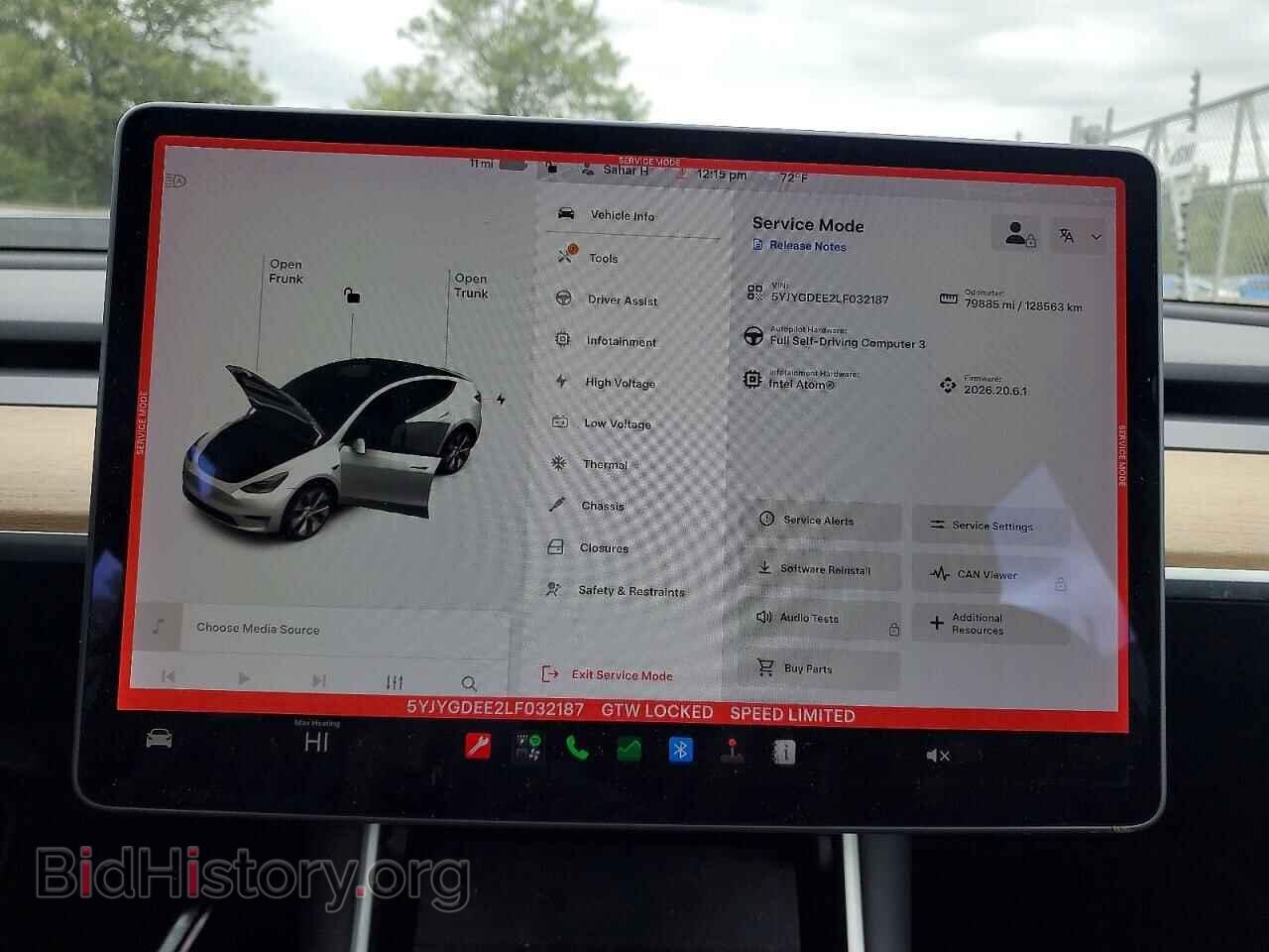 2020 TESLA MODEL Y - VIN: 5YJYGDEE2LF032187 - Photo 9