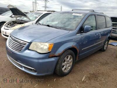 2011 Chrysler MINIVAN Town & COU, синий — VIN 2A4RR5DG9BR745690, Copart