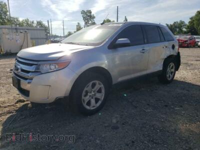 2012 Ford EDGE SEL, серебристый — VIN 2FMDK4JC3CBA78816, Copart