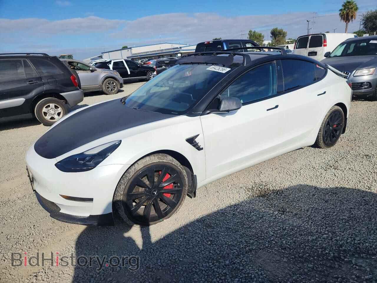 Photo 5YJ3E1EA2MF872080 - TESLA MODEL 3 2021