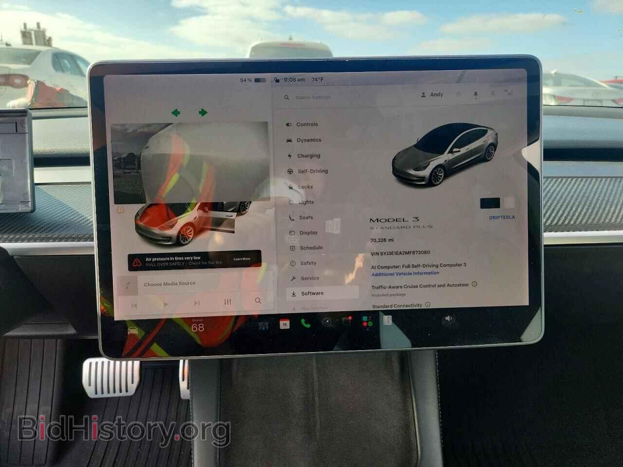 2021 TESLA MODEL 3 - VIN: 5YJ3E1EA2MF872080 - Photo 9