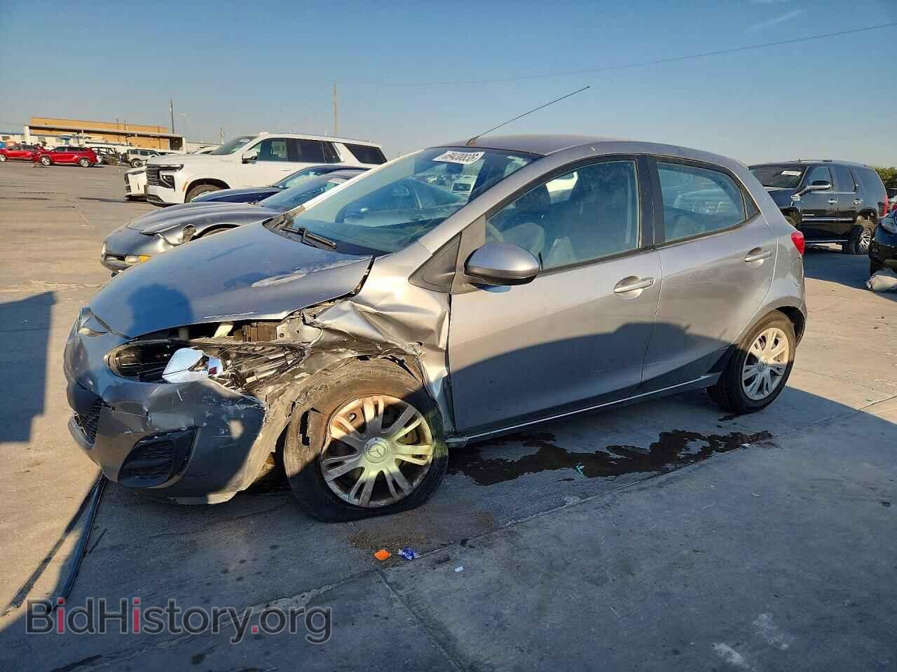 2013 Mazda 2 (VIN JM1DE1KY7D0170678) — photo 1 of 12, Copart, damage: front end