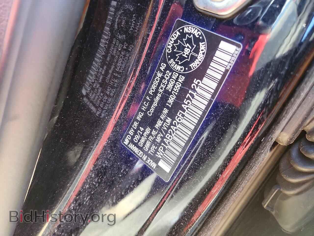 2015 PORSCHE CAYENNE - VIN: WP1AB2A26FLA57125 - Photo 13