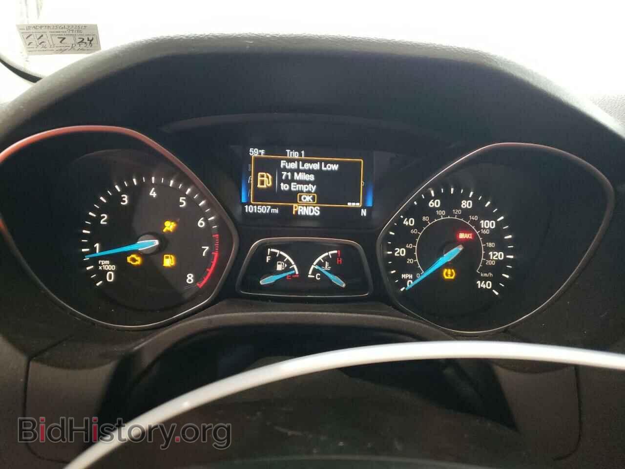2016 FORD FOCUS - VIN: 1FADP3K25GL332513 - Фото 9