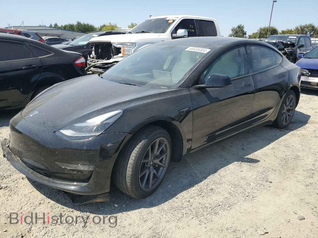Photo 5YJ3E1EA6NF373686 - TESLA MODEL 3 2022
