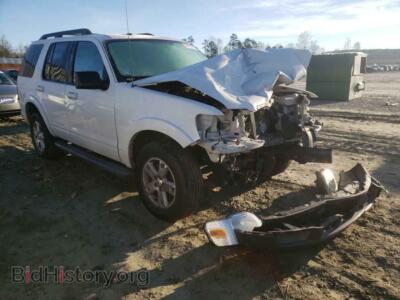 2010 Ford EXPLORER EXPLORER X, white — VIN 1FMEU6DE1AUB12802, Copart