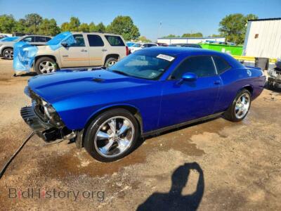 2012 Dodge CHALLENGER SXT, blue — VIN 2C3CDYAG9CH257559, Copart