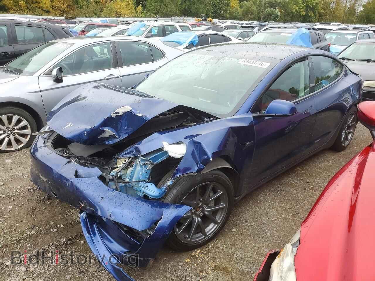 Photo 5YJ3E1EB0NF178157 - TESLA MODEL 3 2022