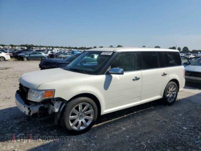 2010 Ford FLEX Flex Limit, белый — VIN 2FMGK5DCXABD03227, Copart
