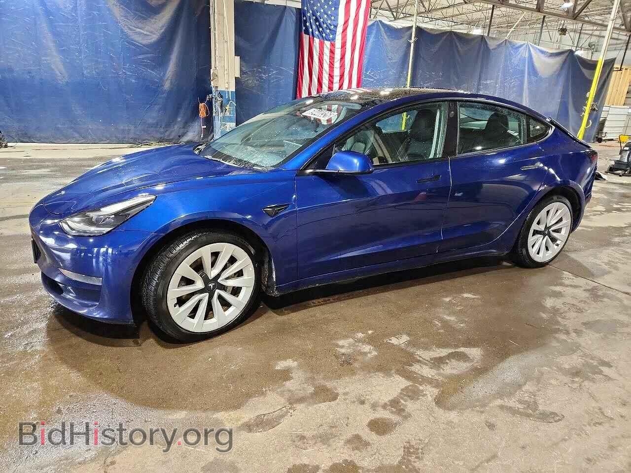 Photo 5YJ3E1EAXNF192106 - TESLA MODEL 3 2022