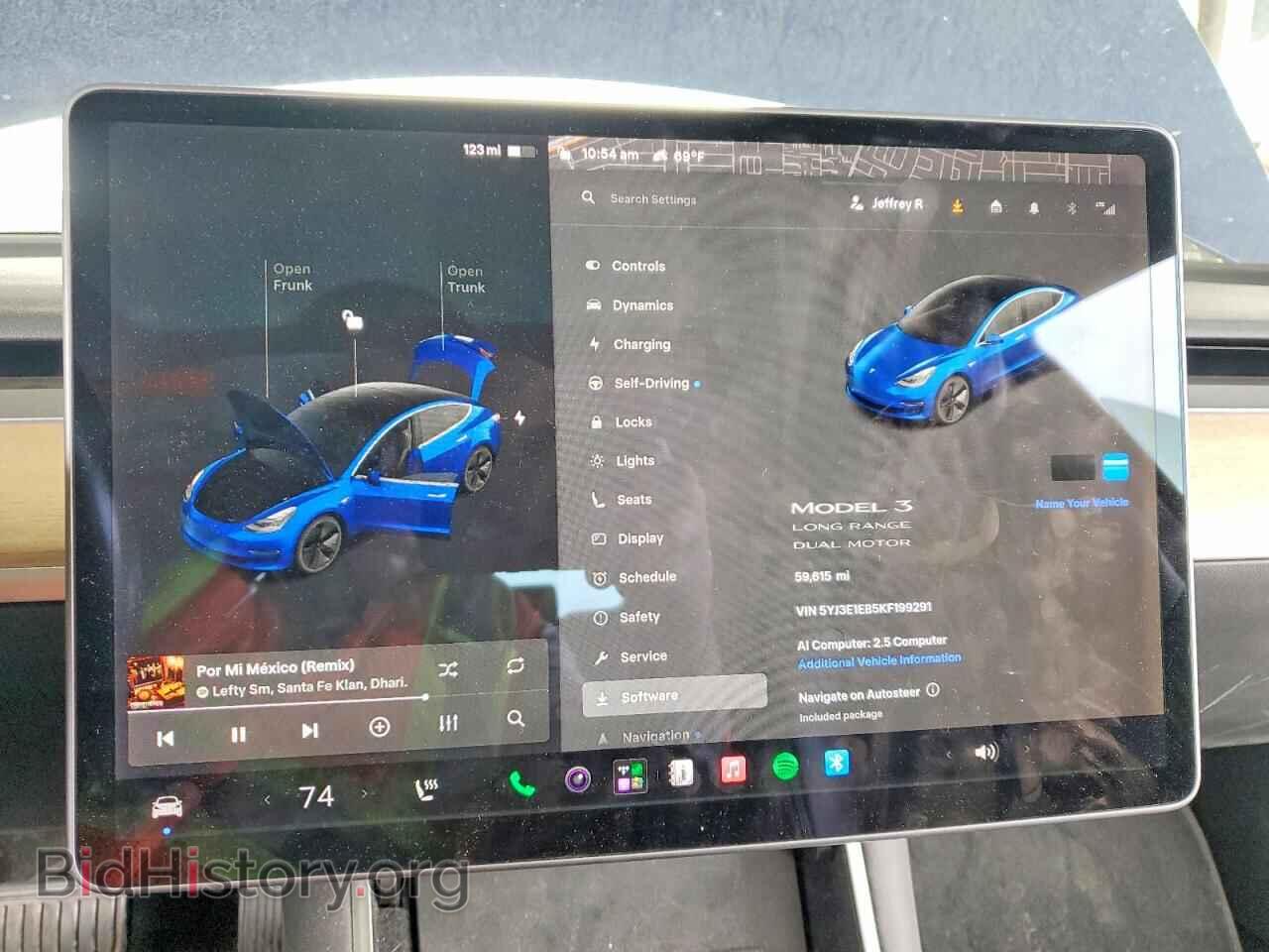 2019 TESLA MODEL 3 - VIN: 5YJ3E1EB5KF199291 - Photo 9